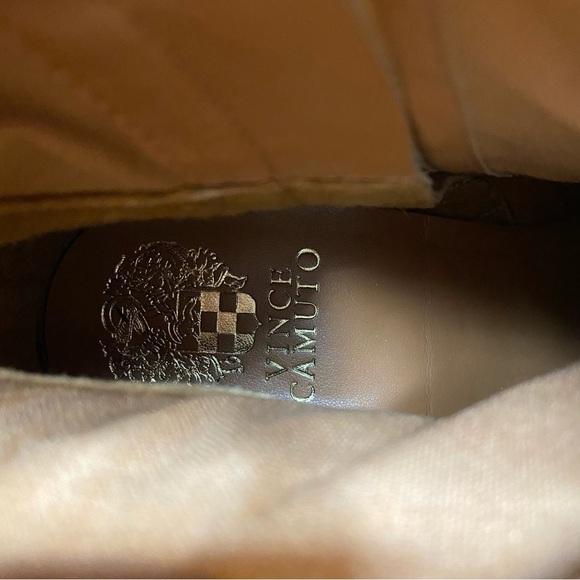 Vince Camuto Nerlinji Brown Suede Bootie 7.5 M - Picture 13 of 15